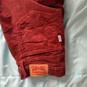 Levi’s corduroy skinny jeans